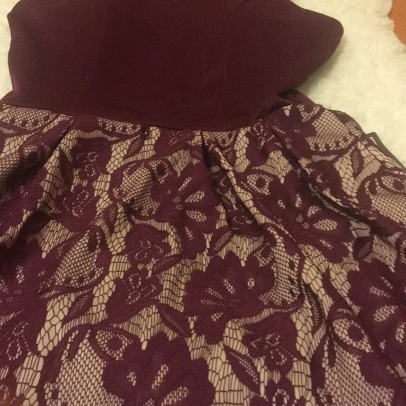 Prom/Formal High Neck Fit and Flare Dress - Picture 3 of 8